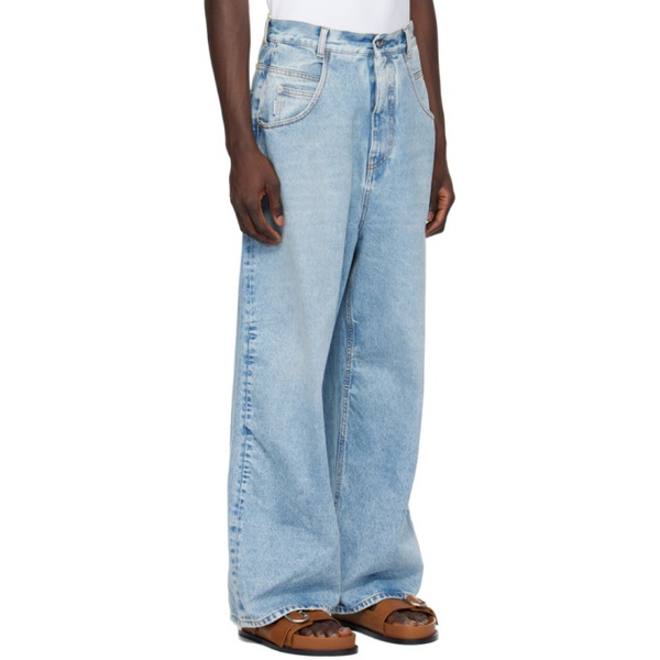  헤드 메이너 Hed Mayner Blue Faded Jeans 241897M186003