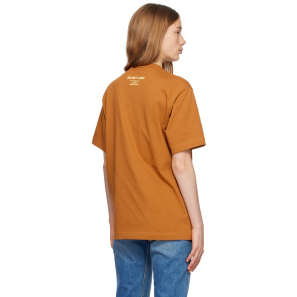  핼무트랭 Helmut Lang Orange Photo T-Shirt 232154F110012