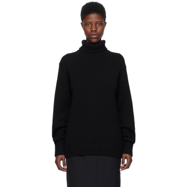  핼무트랭 Helmut Lang Black Archival Turtleneck 241154F099000