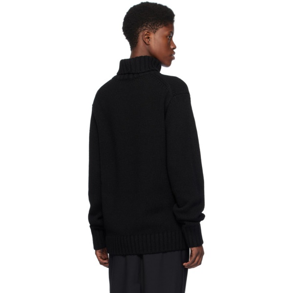  핼무트랭 Helmut Lang Black Archival Turtleneck 241154F099000