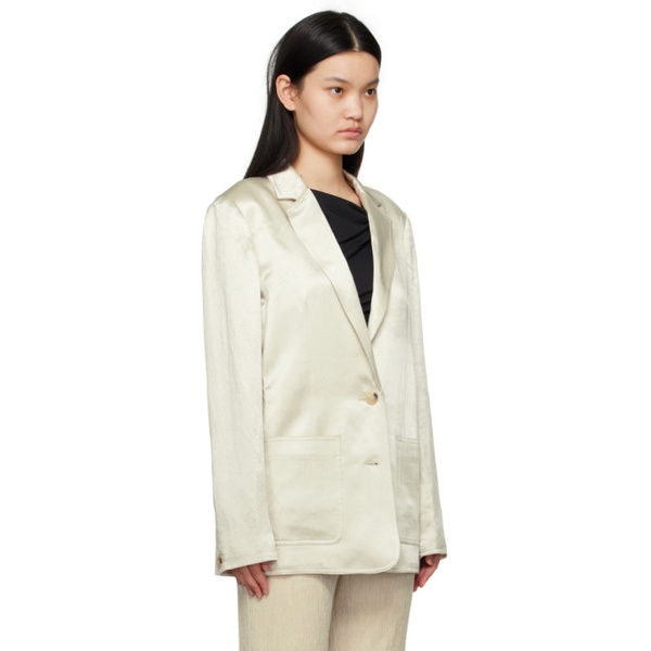  핼무트랭 Helmut Lang 오프화이트 Off-White Crinkled Blazer 232154F057005