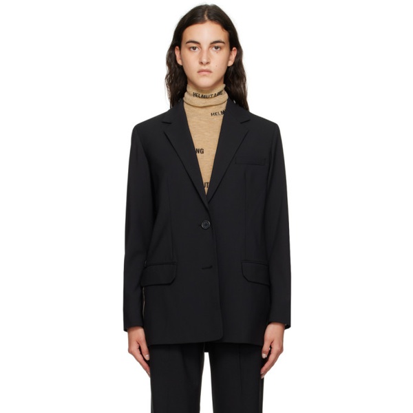  핼무트랭 Helmut Lang Black Jacquard Blazer 232154F057008