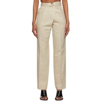 핼무트랭 Helmut Lang Beige Wrap Trousers 231154F087011