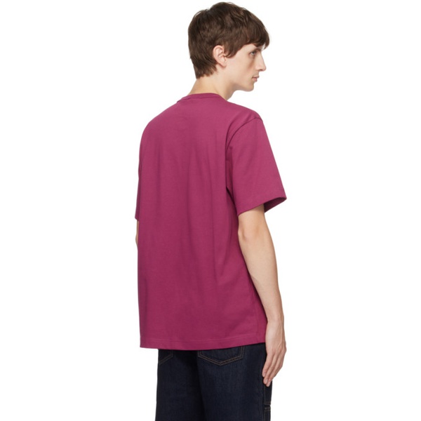  핼무트랭 Helmut Lang Red Scribbled T-Shirt 232154M213027