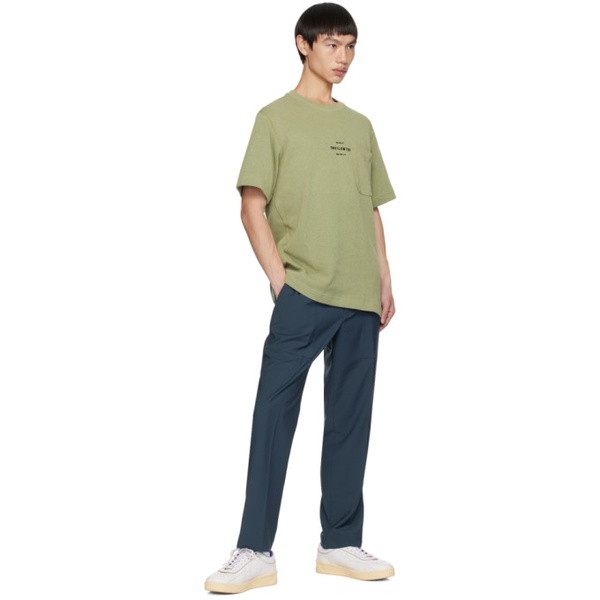  핼무트랭 Helmut Lang Khaki Bonded T-Shirt 232154M213000