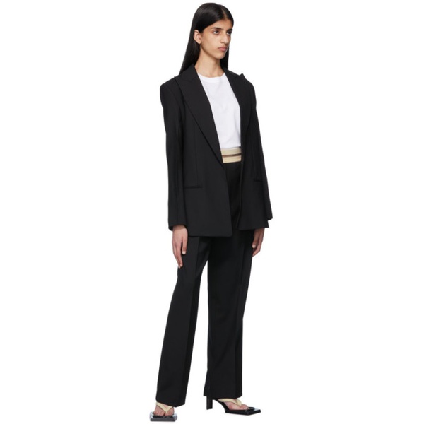  핼무트랭 Helmut Lang Black Virgin Wool Blazer 222154F057000