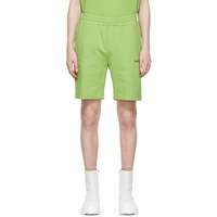 핼무트랭 Helmut Lang Green Cotton Shorts 222154M193000