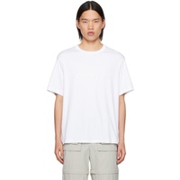 핼무트랭 Helmut Lang White Embroidered T-Shirt 242154M213002