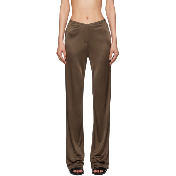  핼무트랭 Helmut Lang Brown Car Trousers 242154F087008