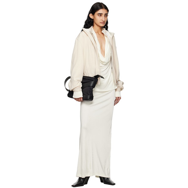  핼무트랭 Helmut Lang 오프화이트 Off-White Slit Maxi Skirt 242154F093002