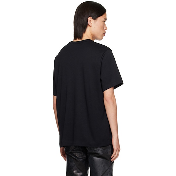  핼무트랭 Helmut Lang Black Plaque T-Shirt 242154M213005