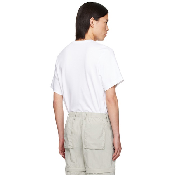  핼무트랭 Helmut Lang White Plaque T-Shirt 242154M213004