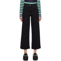 헨릭 빕스코브 Henrik Vibskov Black Cassata Jeans 232392F069004