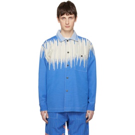 헨릭 빕스코브 Henrik Vibskov Blue New Crunch Shirt 231392M192000