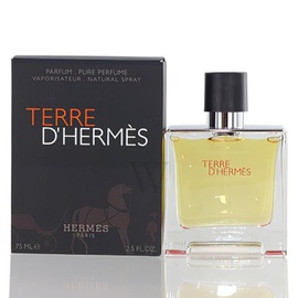 Terre Dhermes / Hermes Pure Perfume Spray 2.5 oz (75 ml) (m) 3346131402205
