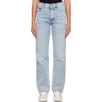 헤론 프레스톤 Heron Preston Blue Distressed Jeans 231967F069007