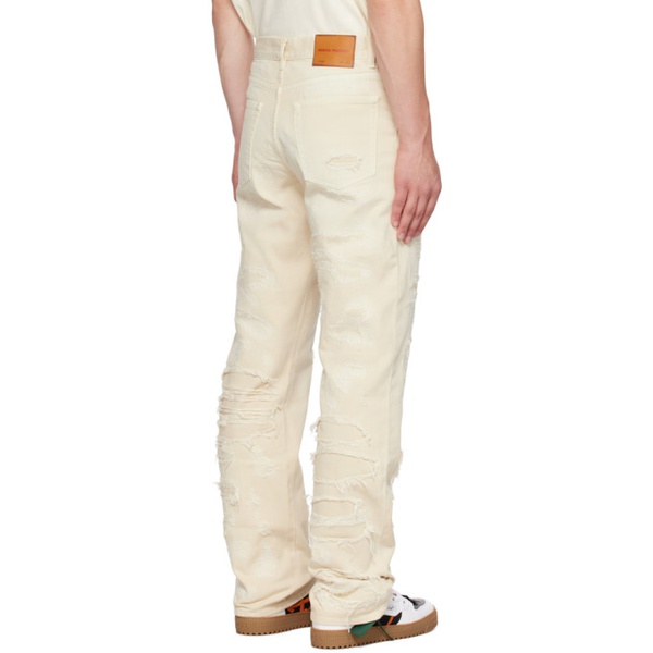  헤론 프레스톤 Heron Preston 오프화이트 Off-White Regular 5-Pockets Jeans 232967M186002