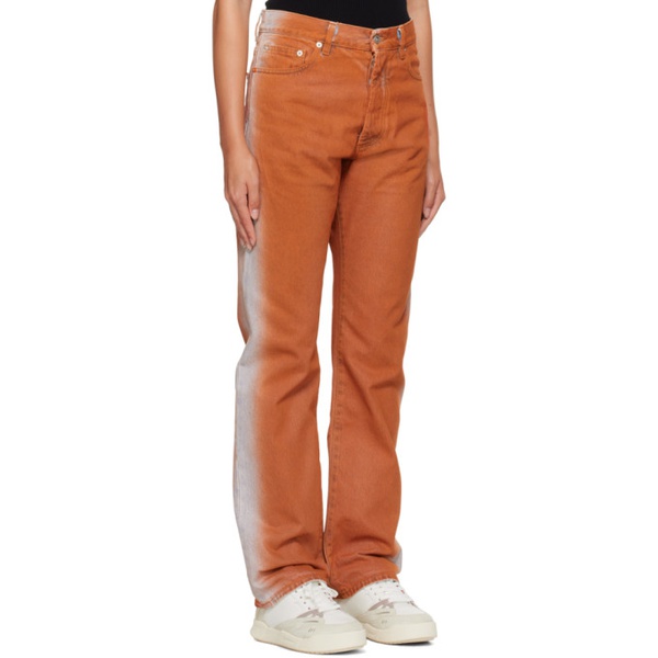  헤론 프레스톤 Heron Preston Orange Gradient Jeans 231967F069008