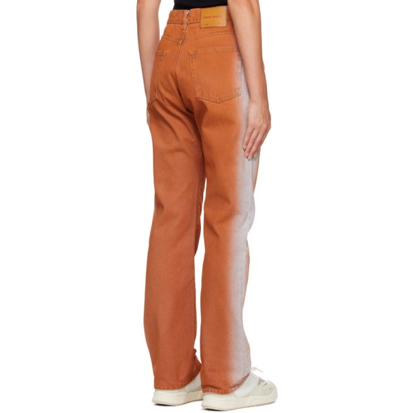 헤론 프레스톤 Heron Preston Orange Gradient Jeans 231967F069008