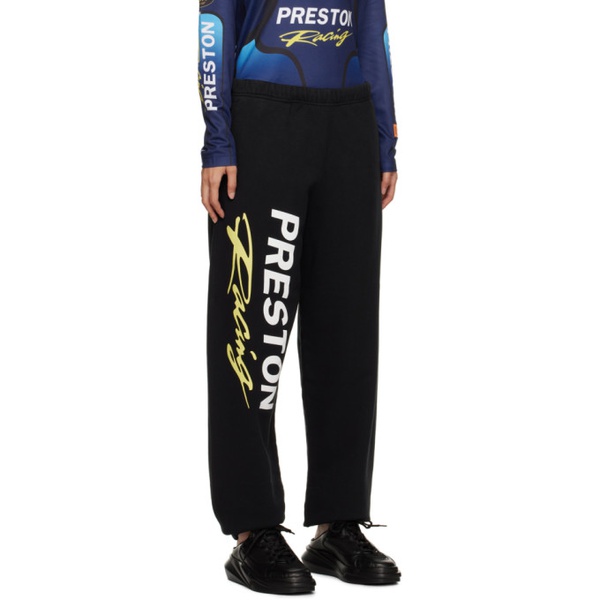  헤론 프레스톤 Heron Preston Black Preston Racing Lounge Pants 231967F086013
