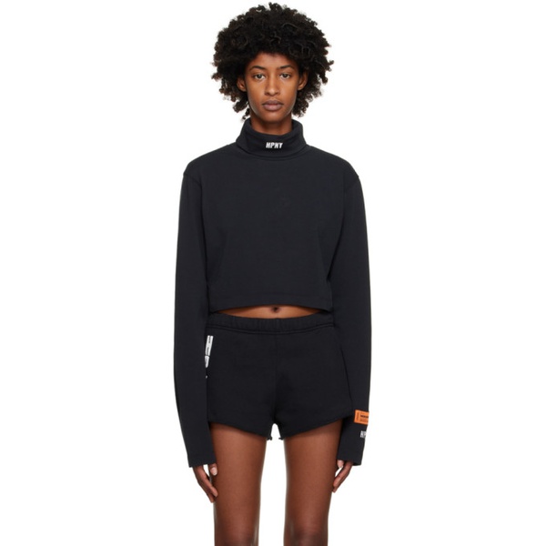  헤론 프레스톤 Heron Preston Black HPNY Turtleneck 231967F099003