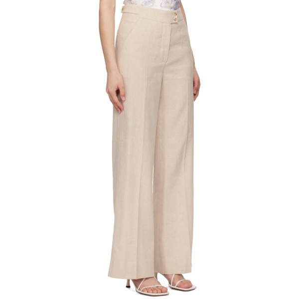  홀츠베일러 Holzweiler Beige Ella Trousers 241946F087020