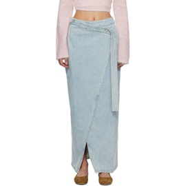 홀츠베일러 Holzweiler Blue Briela Denim Maxi Skirt 242946F093001