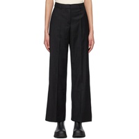 홀츠베일러 Holzweiler Black Bottomsup Trousers 231946F087000