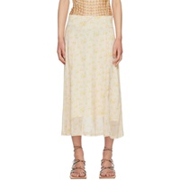 홀츠베일러 Holzweiler Yellow Ivy Midi Skirt 231946F092003