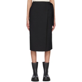 홀츠베일러 Holzweiler Black Gabriela Midi Skirt 231946F092000