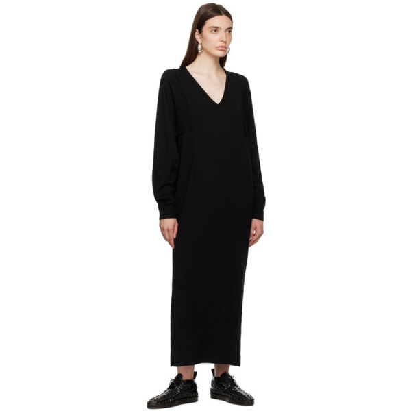  하우스 오브 다그마 House of Dagmar Black Paneled Maxi Dress 231874F055001