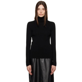 하우스 오브 다그마 House of Dagmar Black Pinched Seam Turtleneck 231874F099008