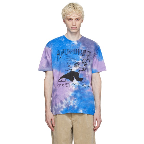  Howlin Purple & Blue DJ Harvey 에디트 Edition T-Shirt 241663M213000