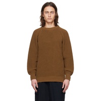 Howlin Brown Easy Knit Sweater 241663M201005