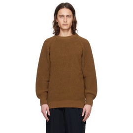 Howlin Brown Easy Knit Sweater 241663M201005