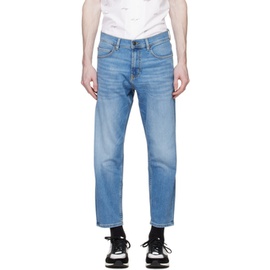 휴고 Hugo Blue Tapered Jeans 231084M186019