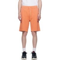휴고 Hugo Orange Relaxed-Fit Shorts 231084M193011