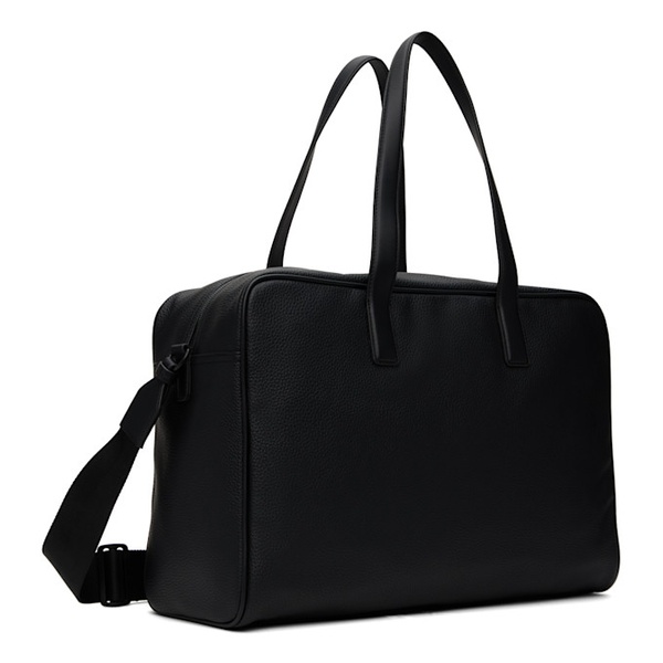  휴고 Hugo Black Faux-Leather Duffle Bag 242084M169001