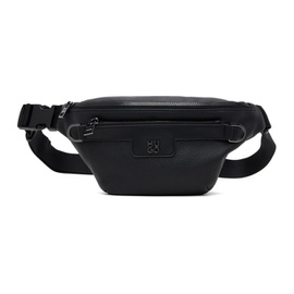 휴고 Hugo Black Faux-Leather Belt Bag 242084M170004