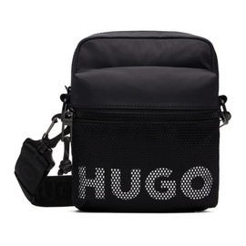 휴고 Hugo Black Reporter Bag 242084M170003