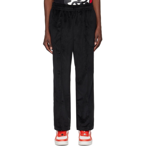  아이스크림 ICECREAM Black Drawstring Track Pants 242108M190002