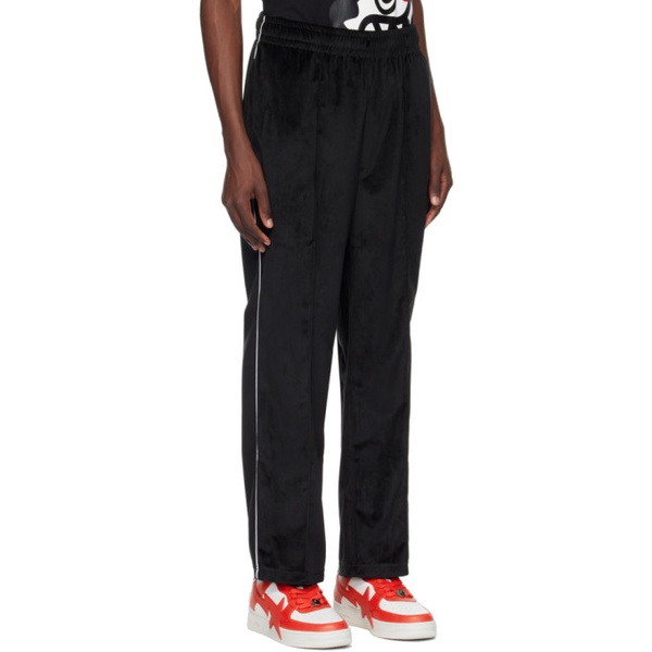  아이스크림 ICECREAM Black Drawstring Track Pants 242108M190002