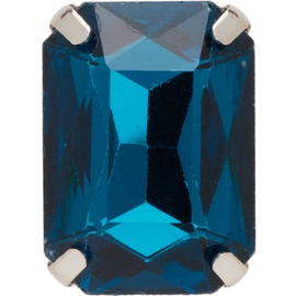 인 골드 위 트러스트 파리 IN GOLD WE TRUST PARIS Silver & Blue King Size Crystal Pin Single Earring 241490M144001