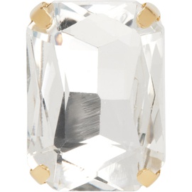 인 골드 위 트러스트 파리 IN Gold WE TRUST PARIS Gold King Size Crystal Pin Single Earring 241490M144002
