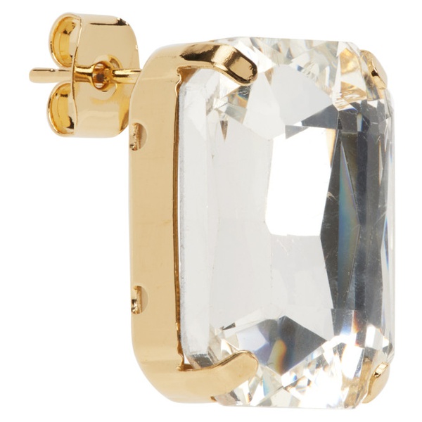  인 골드 위 트러스트 파리 IN Gold WE TRUST PARIS Gold King Size Crystal Pin Single Earring 241490M144002