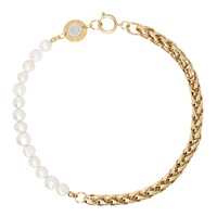 인 골드 위 트러스트 파리 IN Gold WE TRUST PARIS Gold Round Chain Pearl Necklace 241490M145036