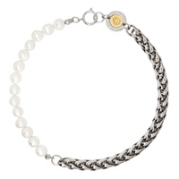 인 골드 위 트러스트 파리 IN GOLD WE TRUST PARIS Silver Round Chain Pearl Necklace 241490M145040