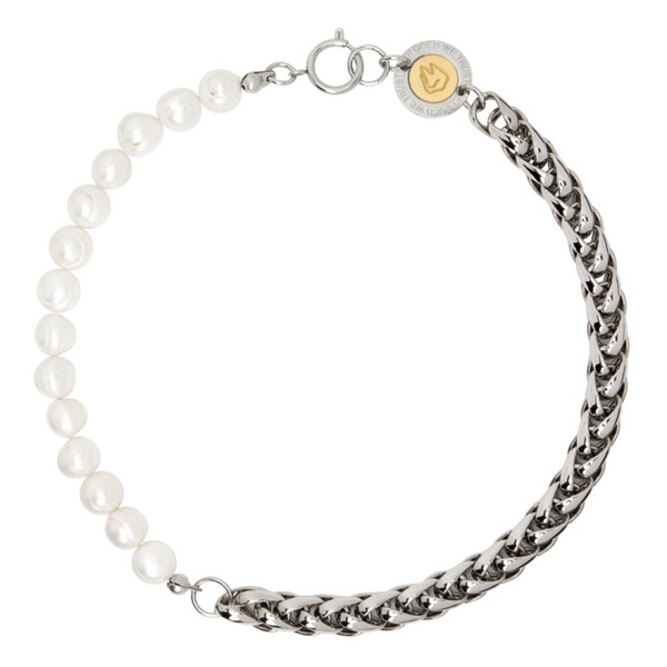  인 골드 위 트러스트 파리 IN GOLD WE TRUST PARIS Silver Round Chain Pearl Necklace 241490M145040