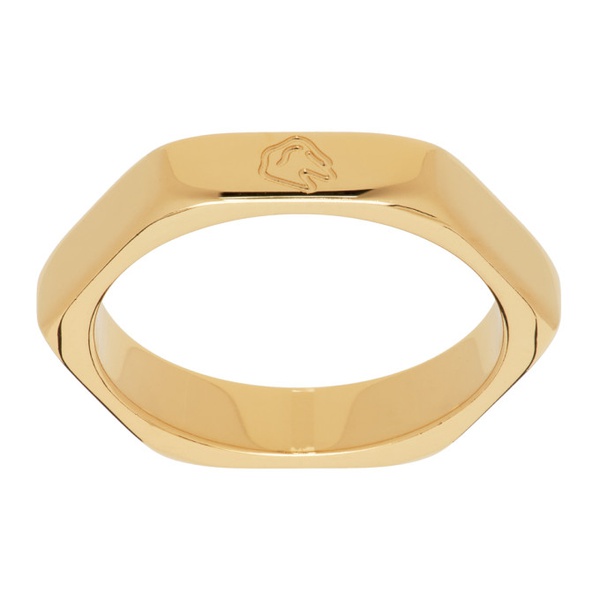  인 골드 위 트러스트 파리 IN Gold WE TRUST PARIS Gold Thin Nut Ring 241490M147002