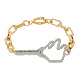 인 골드 위 트러스트 파리 IN Gold WE TRUST PARIS Gold & Silver Empty Key Bracelet 241490M142012
